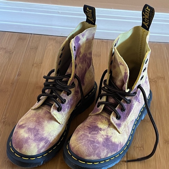 Tie dye Dr. Marten boots size 5 - Picture 7 of 8